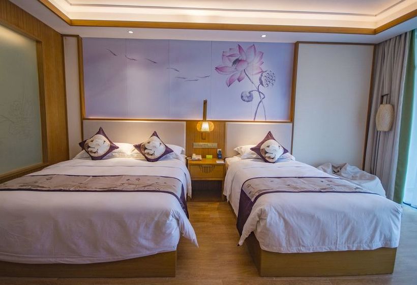 בית מלון כפרי Jiuhuashan Rongxi Manor Hot Spring