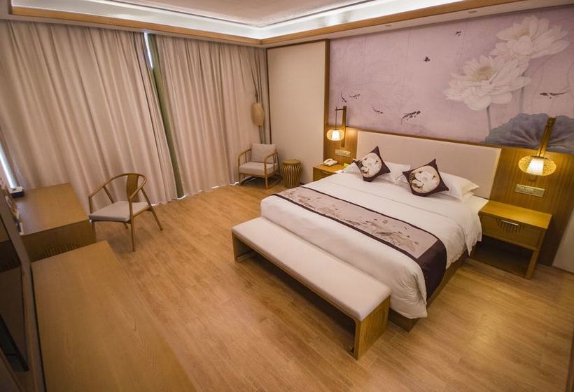 בית מלון כפרי Jiuhuashan Rongxi Manor Hot Spring