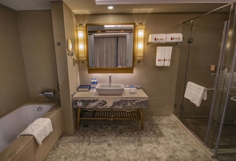 בית מלון כפרי Jiuhuashan Rongxi Manor Hot Spring