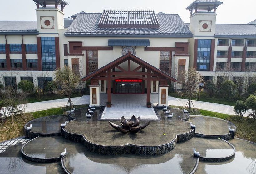 בית מלון כפרי Jiuhuashan Rongxi Manor Hot Spring