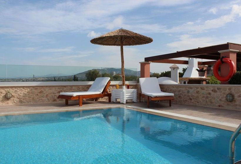 Cretan Vineyard Hill Villa Private Pool, Panoramic View, Beautiful Vineyard