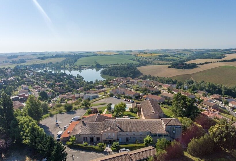 Отель Logis Hôtel Auberge Du Pastel Hôtel 3 étoiles Et Restaurant