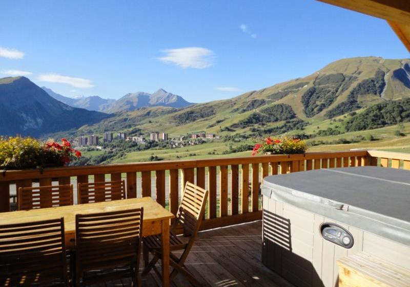 בית מלון כפרי Chalet Le Reflet Des Aiguilles