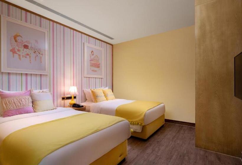 בית מלון כפרי Mangrove Tree Resort World Sanya Bay  Elader Palm Tower