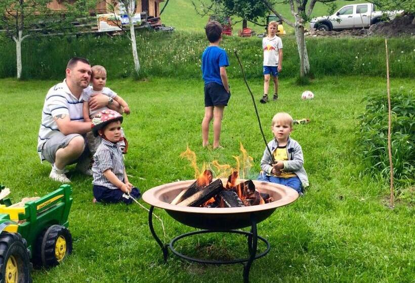 בית מלון כפרי Biobauernhof Aubauer