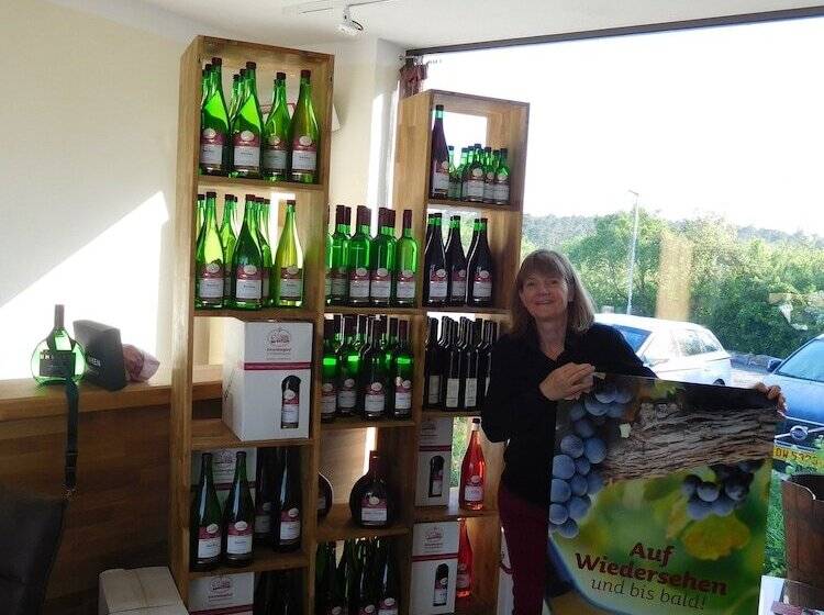 펜션 Kirschberghof Gästehaus Und Weinverkauf