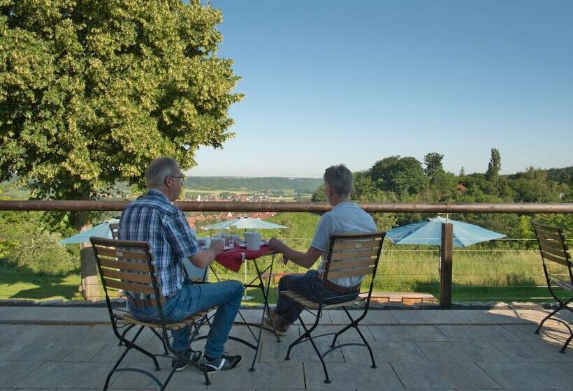 펜션 Kirschberghof Gästehaus Und Weinverkauf