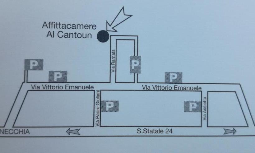 פנסיון Affittacamere Al Cantoun