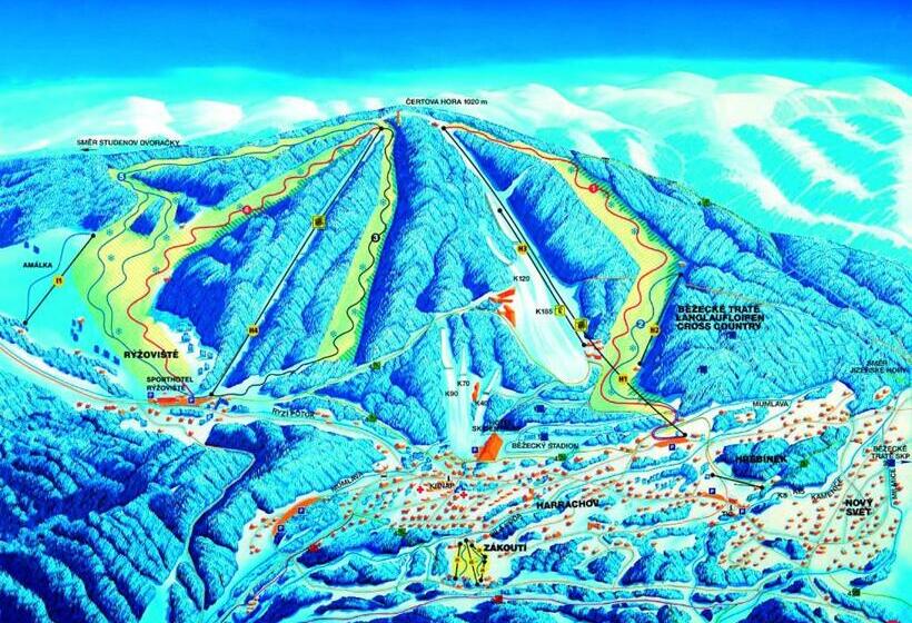 بنسيون Harrachovská Hacienda