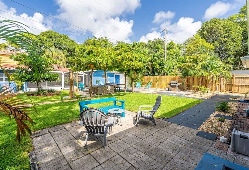 膳宿费 The Blue House Fort Lauderdale