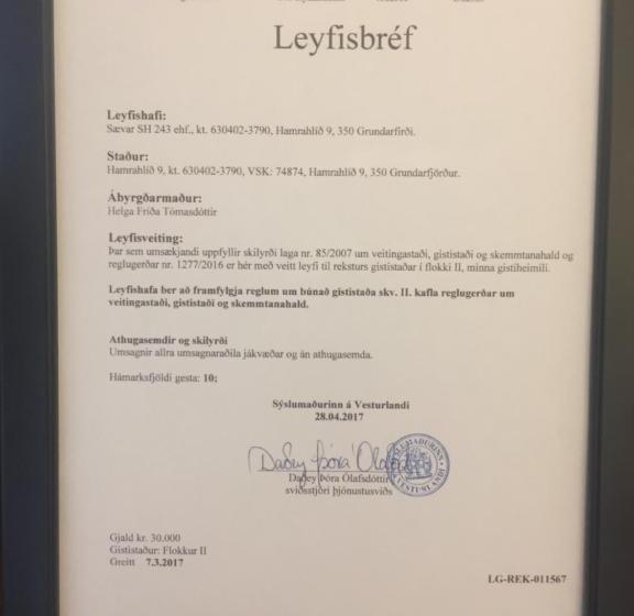 پانسیون Hamrahlíð 9 Guesthouse