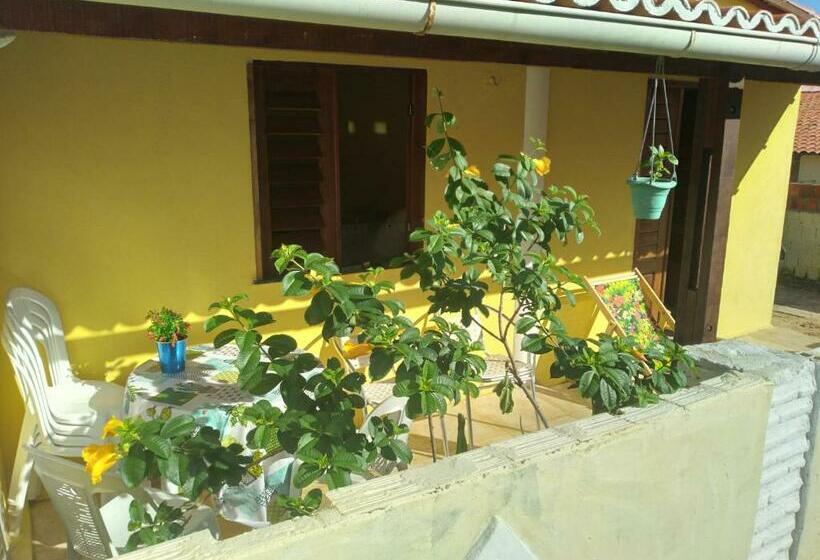 بنسيون Casinha Na Praia Do Guajiru