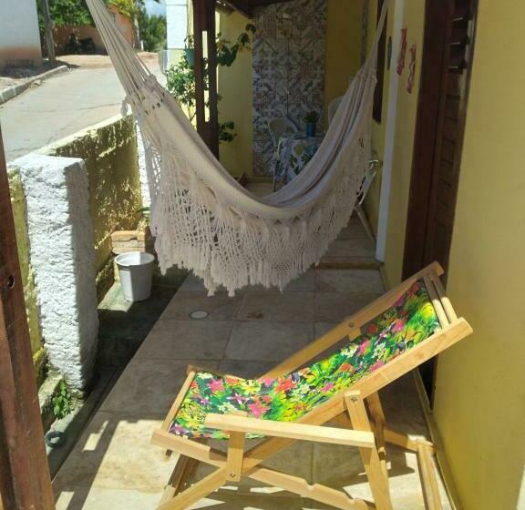 بنسيون Casinha Na Praia Do Guajiru