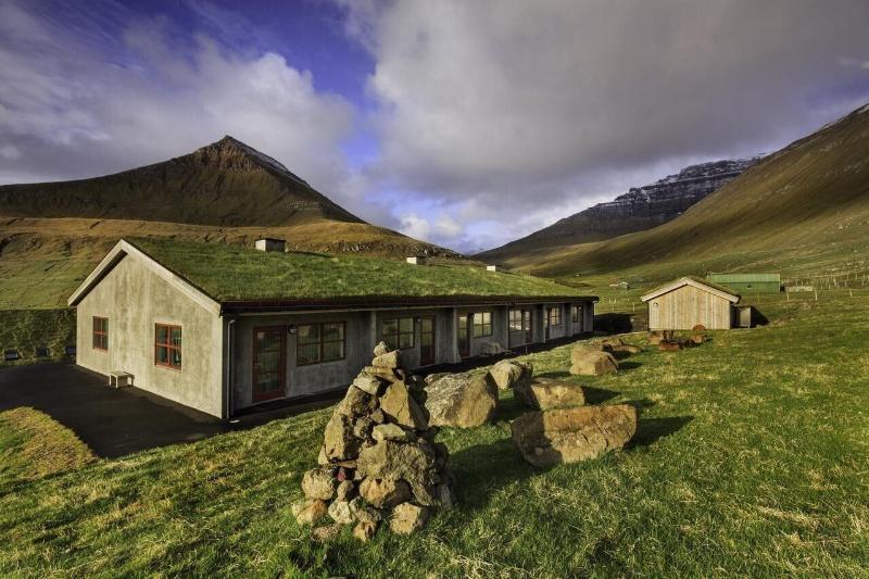 פנסיון Gjaargardur Guesthouse Gjogv