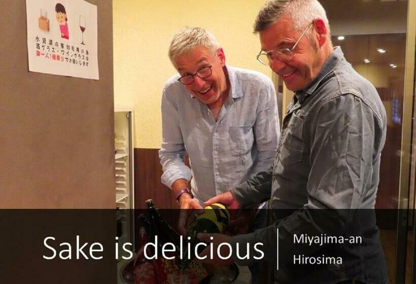 Ryokan With Natural Hot Springs And Okonomiyaki Miyajimaan Hiroshima