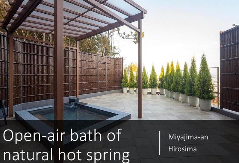 Ryokan With Natural Hot Springs And Okonomiyaki Miyajimaan Hiroshima