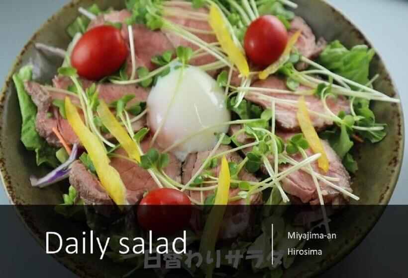 Ryokan With Natural Hot Springs And Okonomiyaki Miyajimaan Hiroshima