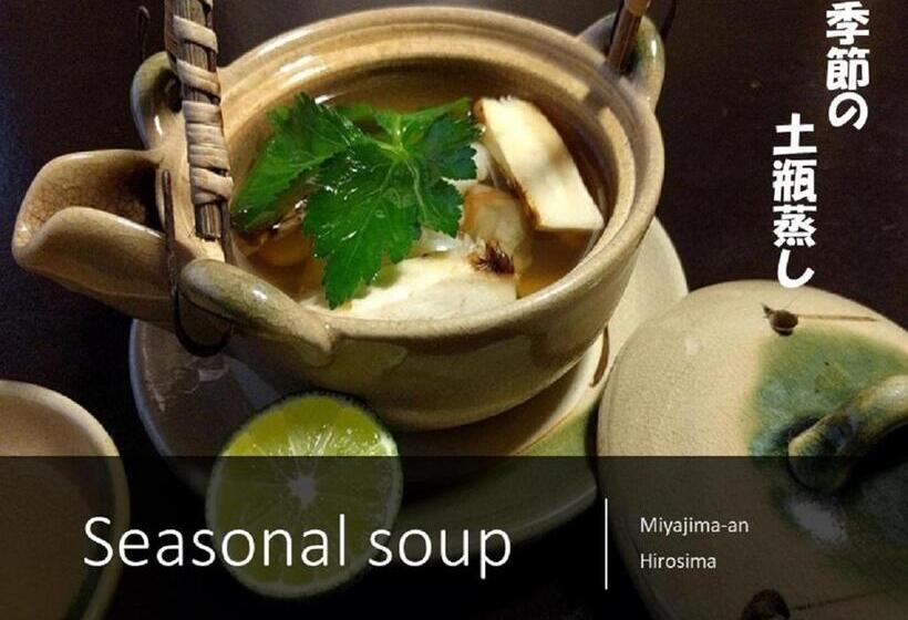 Ryokan With Natural Hot Springs And Okonomiyaki Miyajimaan Hiroshima