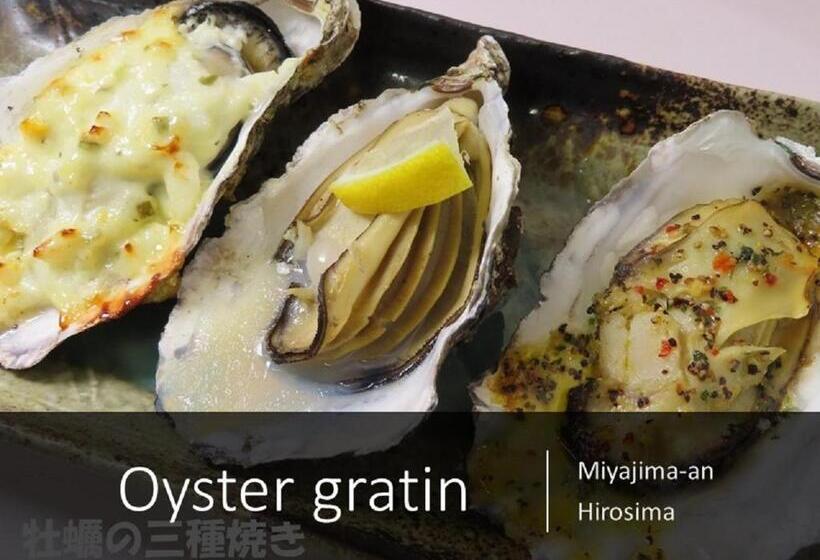 Ryokan With Natural Hot Springs And Okonomiyaki Miyajimaan Hiroshima