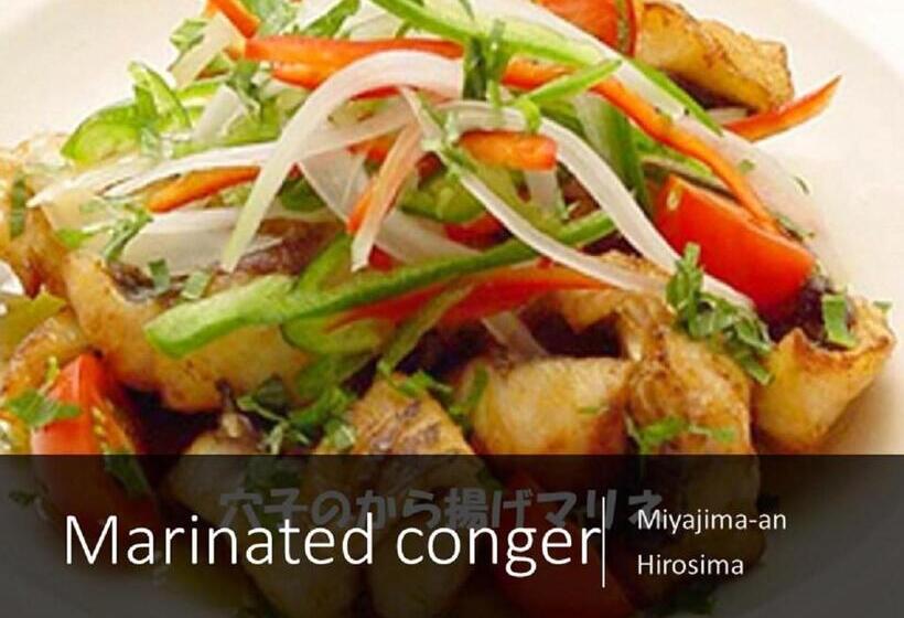 Ryokan With Natural Hot Springs And Okonomiyaki Miyajimaan Hiroshima