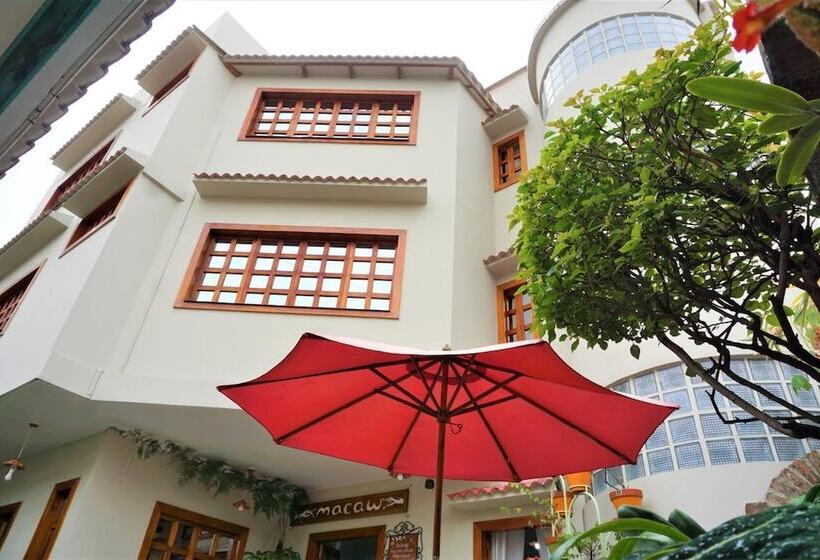 تختخواب و صبحانه Hostal Macaw