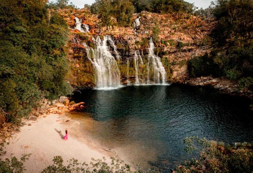 펜션 Pousada Cachoeira Poço Encantado