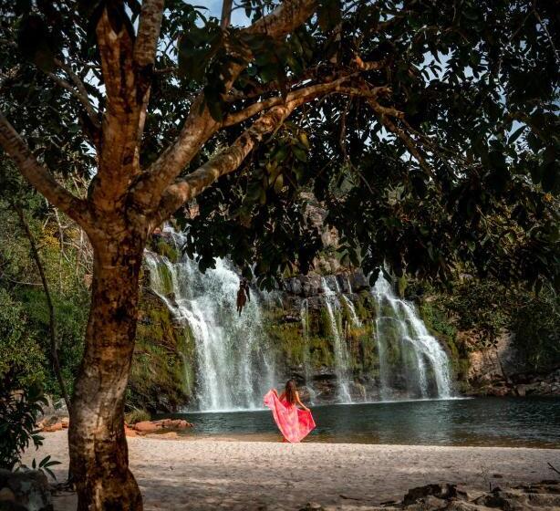 펜션 Pousada Cachoeira Poço Encantado