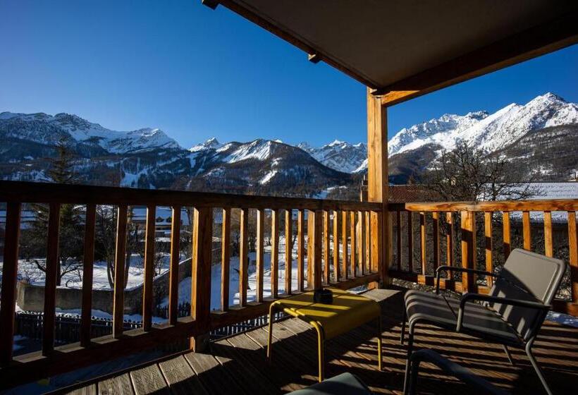 فندق Hôtel Restaurant Le Monêtier