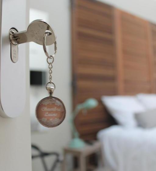 민박 Les Chambres D Hôtes Du Fil Rouge