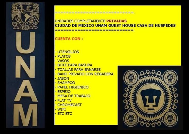 펜션 Ciudad De Mexico Unam Guest House Casa De Huespedes