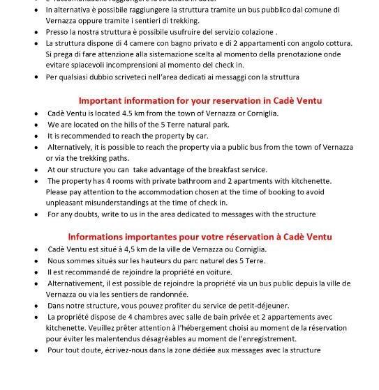 ペンション Cadè Ventu