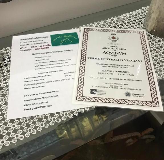 بنسيون B&b La Staffa