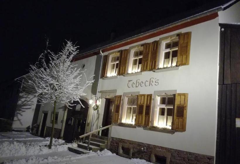 旅馆 Ferienwohnungen Bistro Tebecks