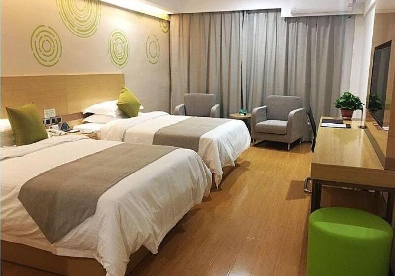 Отель Greentree Inn Yancheng Tinghu Area Wanda Square