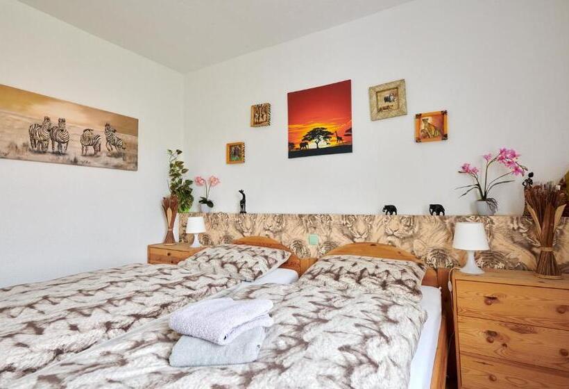 펜션 Hüblers Schlafquartier