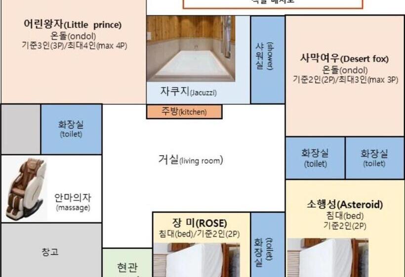 بنسيون Jeonju Hanok Little Prince