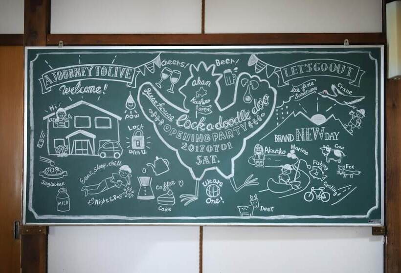 פנסיון Kushiro Guesthouse Cook A Doodle Doo   Hostel