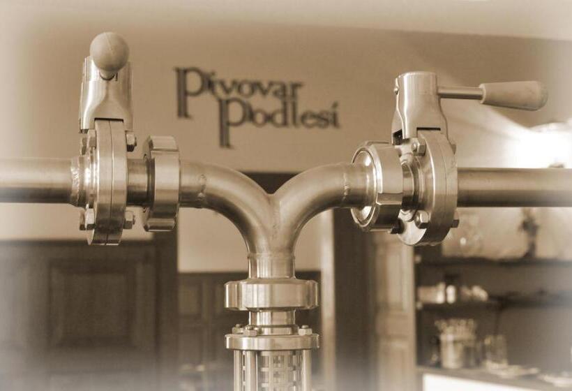 פנסיון Penzion Pivovar Podlesí