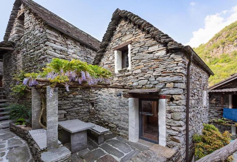 פנסיון Rustici Della Verzasca Ferien Wohnungen