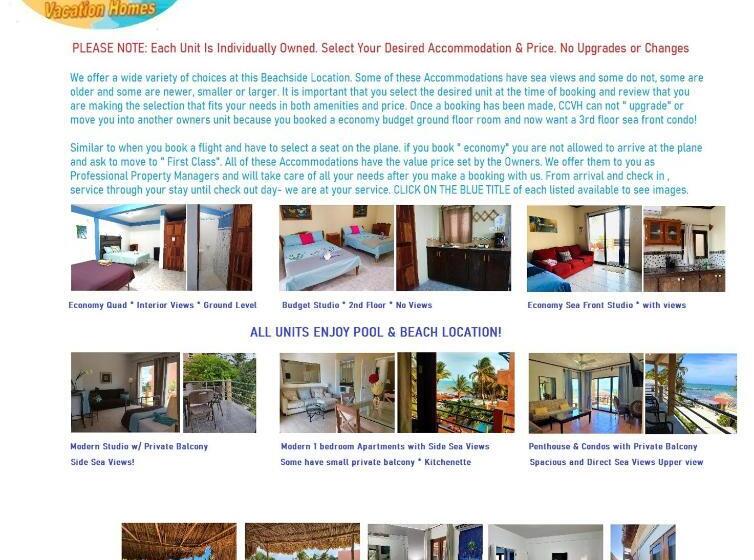 Beach Side Condos Caye Caulker By Ccvh