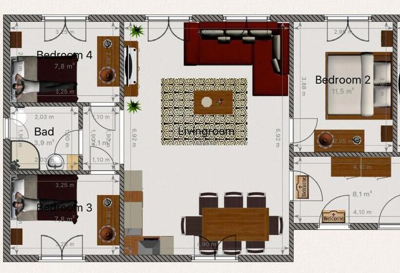 بنسيون Haus Alpenblick Mölltal