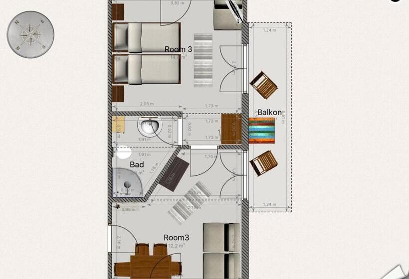 بنسيون Haus Alpenblick Mölltal