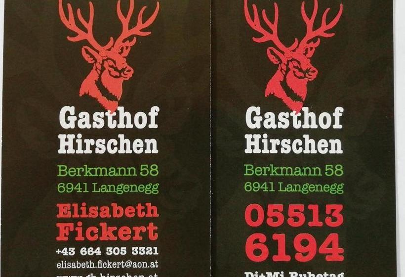 פנסיון Gasthof Hirschen