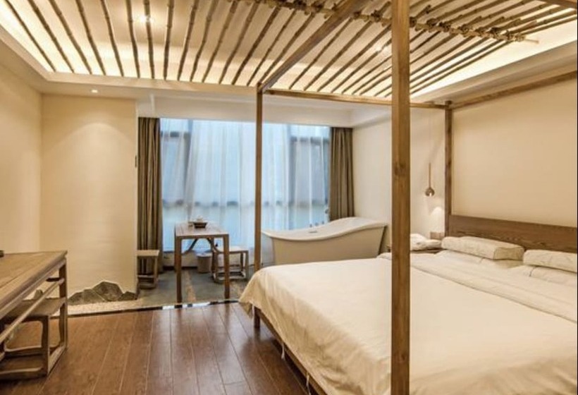 مبيت وإفطار Wuyishan Old Street Hill Lodge
