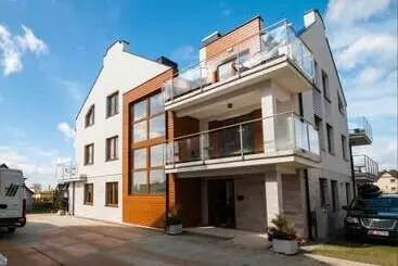 ツーリストアパートメント Marina Jastarnia    Apartamenty   Basen