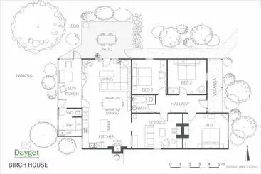 Turistihuoneistot Birch House