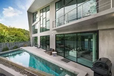 ツーリストアパートメント Luxury 3 Bedroom Pool Villa Angle
