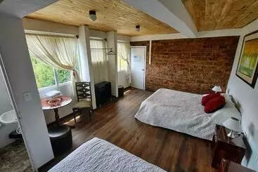 アパートホテル Refugio Génesis Habitaciones Lago De Tota