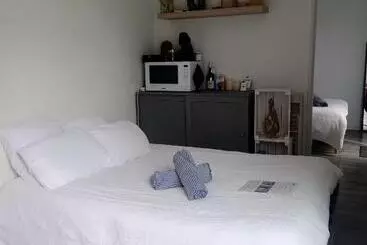 Majatalo Studio De Jardin Le Temps D Une Pause Jusqu à 4 Personnes En Face Du Beaujolais   Climatisation Et B