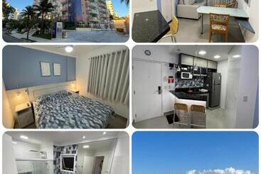 هتل Flat Riviera Com Vista Mar A 150m Da Praia !